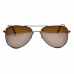 Óculos de sol masculino aviador marrom